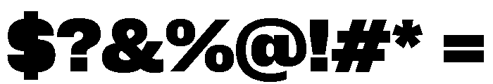 Neue Corp Normal Ultrabold Font OTHER CHARS