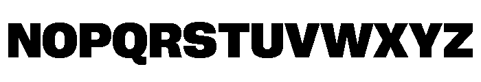 Neue Corp Normal Ultrabold Font UPPERCASE