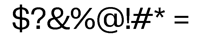 Neue Corp Normal Font OTHER CHARS