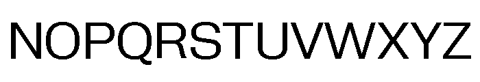 Neue Corp Normal Font UPPERCASE