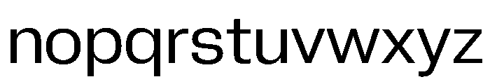 Neue Corp Normal Font LOWERCASE