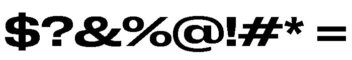 Neue Corp Semibold 2 Font OTHER CHARS