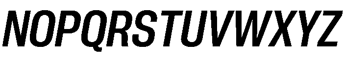 Neue Corp Semibold Italic 3 Font UPPERCASE