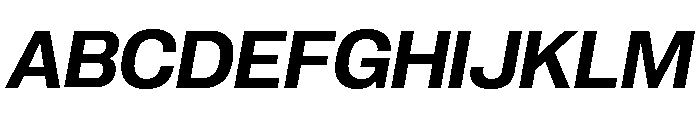 Neue Corp Semibold Italic 4 Font UPPERCASE