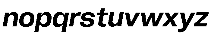 Neue Corp Semibold Italic 4 Font LOWERCASE