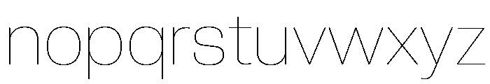 Neue Corp Thin 4 Font LOWERCASE