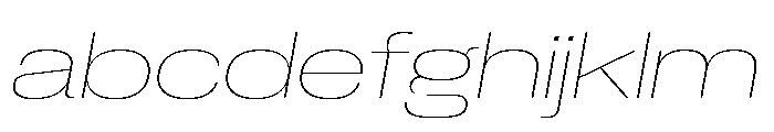 Neue Corp Thin Italic 2 FONT