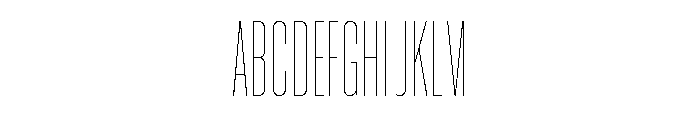 Neue Corp Thin Font UPPERCASE