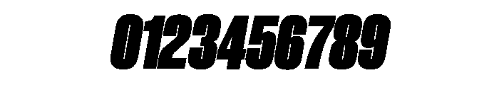 Neue Corp Tight Black Italic Font OTHER CHARS