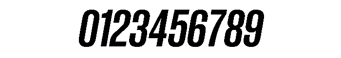 Neue Corp Tight Bold Italic Font OTHER CHARS
