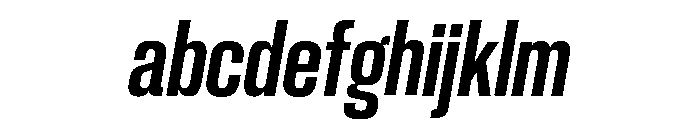 Neue Corp Tight Bold Italic FONT