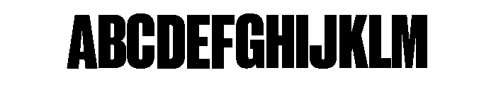 Neue Corp Tight Heavy Font UPPERCASE