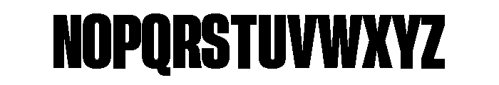 Neue Corp Tight Heavy Font UPPERCASE