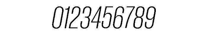 Neue Corp Tight Light Italic Font OTHER CHARS