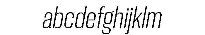 Neue Corp Tight Light Italic FONT