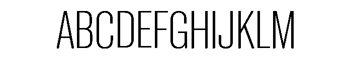 Neue Corp Tight Light Font UPPERCASE