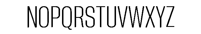 Neue Corp Tight Light Font UPPERCASE