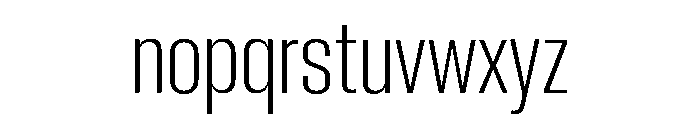 Neue Corp Tight Light Font LOWERCASE