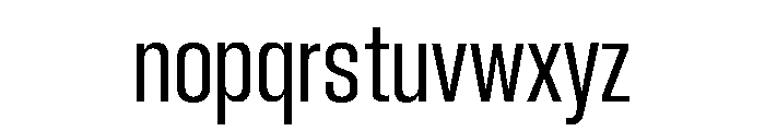 Neue Corp Tight Medium 2 Font LOWERCASE