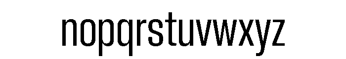 Neue Corp Tight Medium Font LOWERCASE