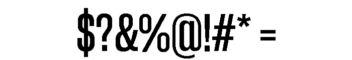 Neue Corp Tight Semibold Font OTHER CHARS