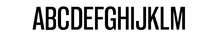 Neue Corp Tight Semibold Font UPPERCASE