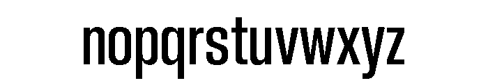 Neue Corp Tight Semibold Font LOWERCASE