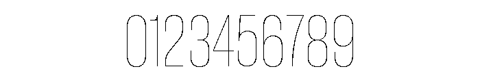 Neue Corp Tight Thin Font OTHER CHARS
