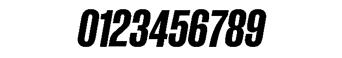 Neue Corp Tight Ultrabold Italic Font OTHER CHARS