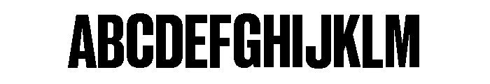 Neue Corp Tight Ultrabold Font UPPERCASE