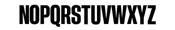 Neue Corp Tight Ultrabold Font UPPERCASE