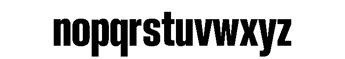Neue Corp Tight Ultrabold Font LOWERCASE