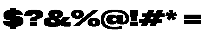 Neue Corp Ultrabold 2 Font OTHER CHARS