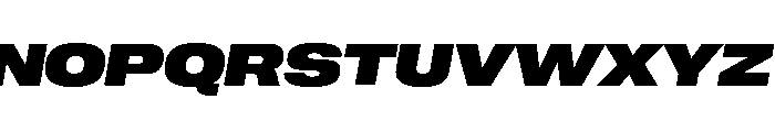 Neue Corp Ultrabold Italic 2 Font UPPERCASE