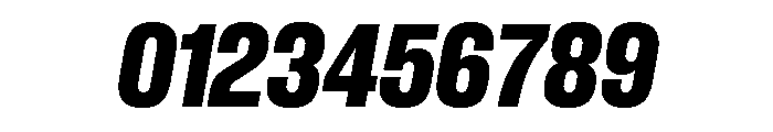 Neue Corp Ultrabold Italic 3 Font OTHER CHARS