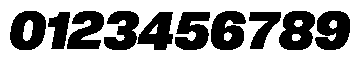 Neue Corp Ultrabold Italic 4 Font OTHER CHARS