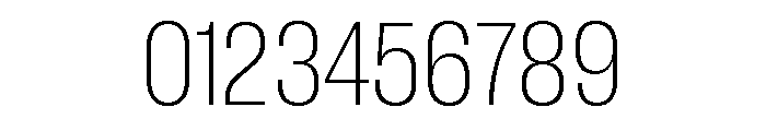 Neue Corp Ultralight 3 Font OTHER CHARS