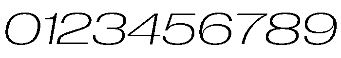 Neue Corp Ultralight Italic 2 Font OTHER CHARS