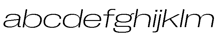 Neue Corp Ultralight Italic 2 FONT