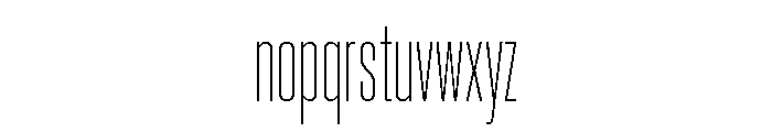 Neue Corp Ultralight Font LOWERCASE