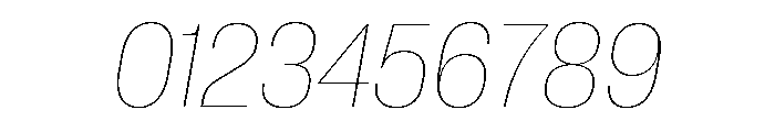 Neue Corp Variable Compact Thin Italic Font OTHER CHARS