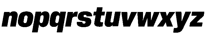 Neue Corp Variable Compact Ultrabold Italic Font LOWERCASE