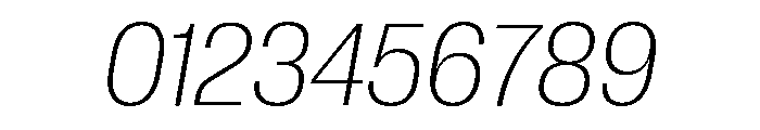 Neue Corp Variable Compact Ultralight Italic Font OTHER CHARS