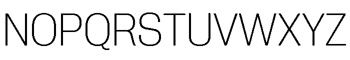 Neue Corp Variable Compact Ultralight Font UPPERCASE