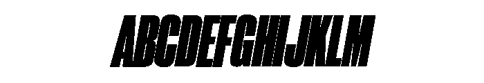 Neue Corp Variable Condensed Black Italic Font UPPERCASE
