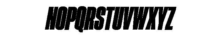 Neue Corp Variable Condensed Black Italic Font UPPERCASE
