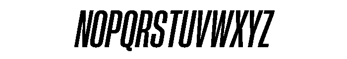 Neue Corp Variable Condensed Bold Italic Font UPPERCASE