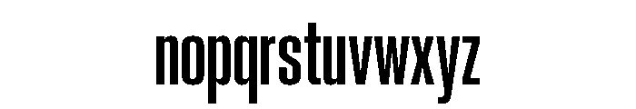 Neue Corp Variable Condensed Bold Font LOWERCASE