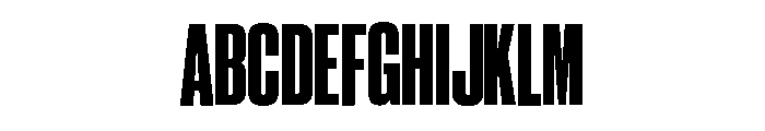 Neue Corp Variable Condensed Heavy Font UPPERCASE