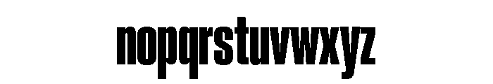 Neue Corp Variable Condensed Heavy Font LOWERCASE